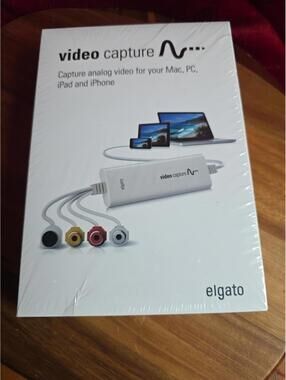 Elgato External Video Capture Analog to Digital for Mac PC iPad iPhone NTSC PAL